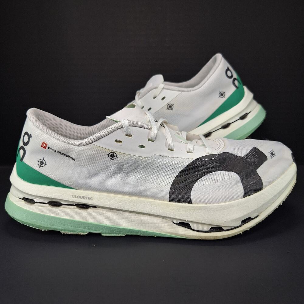 On CloudBoom Echo 3 Womens 10.5 Undyed White Mint 3WD10491105 Shoes Sneakers